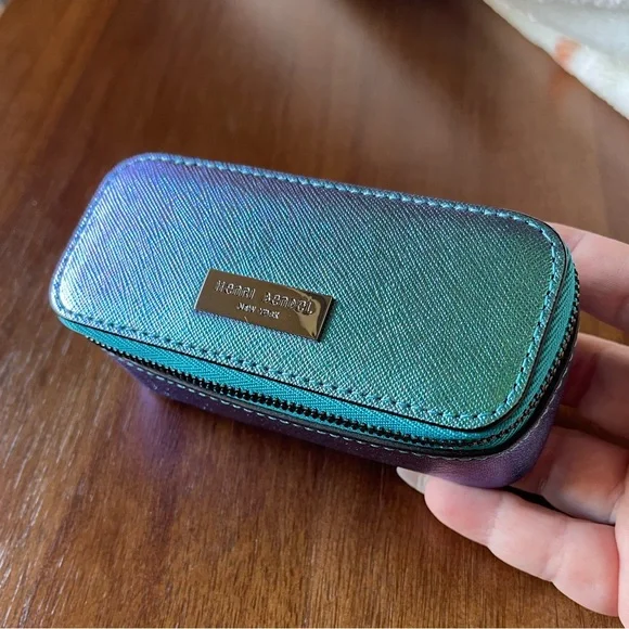 RARE Henri Bendel Galactic Petrol lipstick cosmetic case!!! Never used!! - Picture 7 of 7